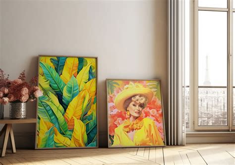 Blanche Devereaux Fashion Deluxe: Painting Art Print Inspired by Golden ...