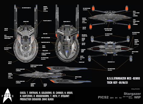 Cruiser - Sagan Class USS Stargazer NCC-82893 by ShipSchematicsNet on DeviantArt