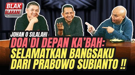 Johan O Silalahi SATU LAGI KAWAN LAMA JOKOWI MULAI BERSUARA KERAS