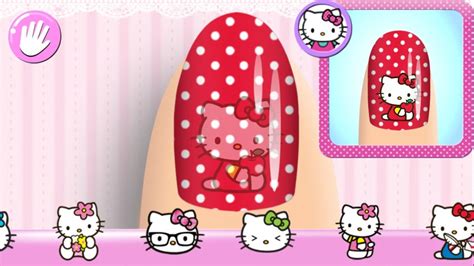 🔶 Salón De Uñas Hello Kitty 💅 Juego Para Pintar Uñas 😍 Juegos De