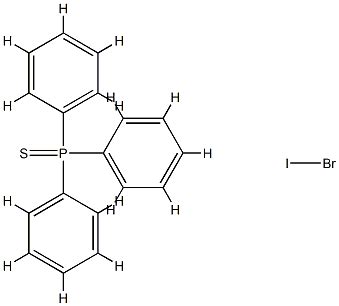 Phosphine Sulfide Triphenyl Compd With Iodine Bromide Ibr