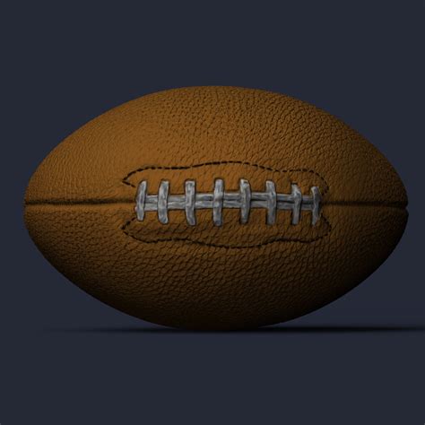 American Football Ball Stl Digital File For D Printing Etsy