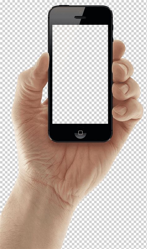 Descarga Gratis Persona Que Sostiene El Iphone Negro Aplicaci N