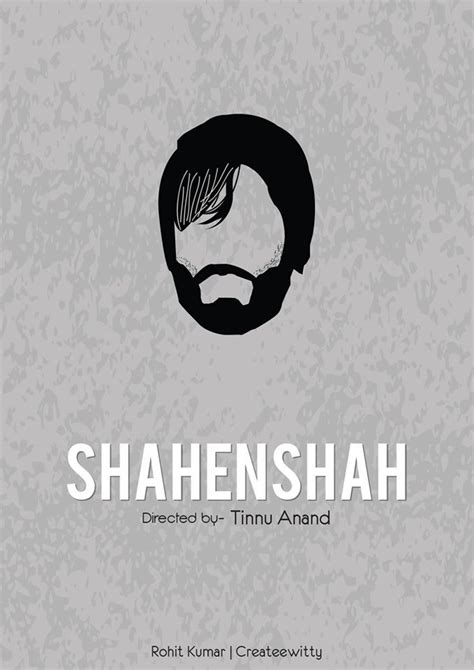 Abstract minimal poster on movie Shahenshah | Movie posters minimalist ...