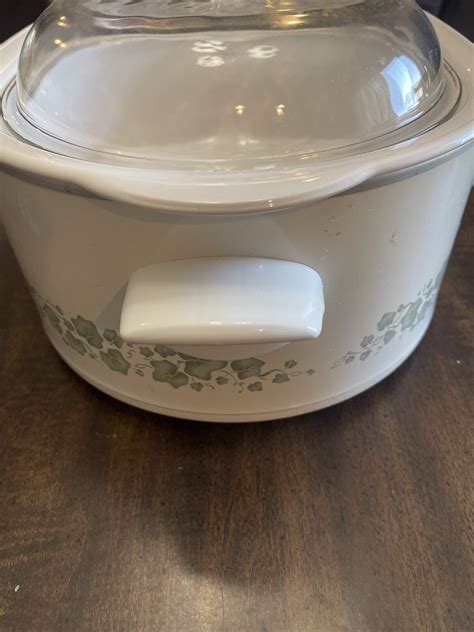 Vintage Corningware Electrics Slow Cooker Crock Pot Sco Qt