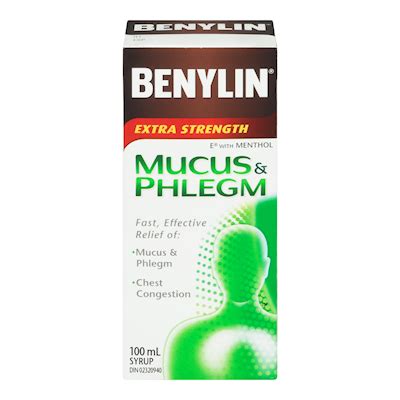 Benylin Extra Strength Mucus Phlegm Ml Syrup Yurek Pharmacy