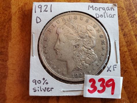 1921 D Xf Morgan Silver Dollar Schmalz Auctions