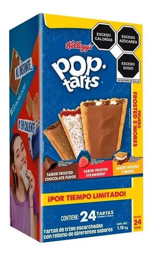 24 Pop Tarts Kelloggs Tartas Rellenas Diferentes Sabores Meses Sin