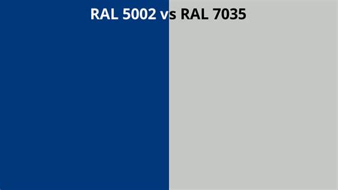 Ral 5002 Vs 7035 Ral Colour Chart Uk