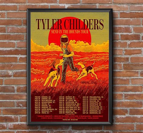 Tyler Childers 2023 Tour Poster Poster Deco Home Gift Fans - Etsy