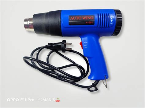 Hot Air Heat Gun Blower Shrink Gun Adjustable 1800W High Performance Heavy Duty Heat Gun