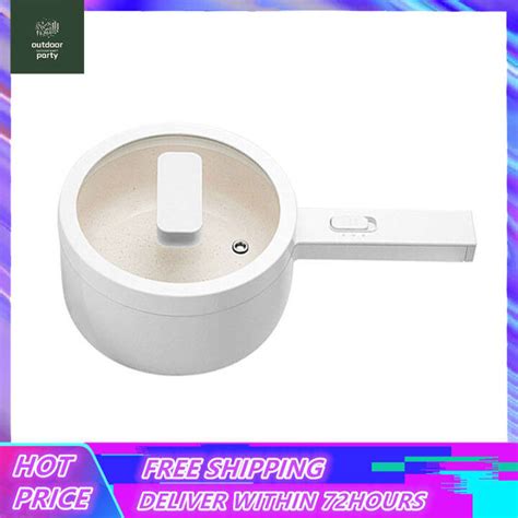 Electric Stir Frying Pot Multifunctional Rice Cooker Pan Hot Pot Portable Steamer Litre