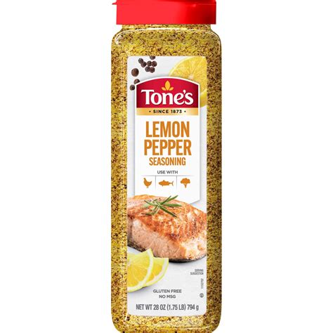 Lemon Pepper Seasoning Blend - Tone's® Lemon Pepper Seasoning