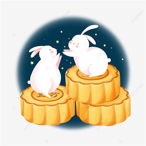 Mid Autumn Festival PNG Image Mid Autumn Festival Moon Cake And Jade