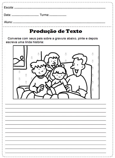 Atividades De Produ O De Texto Para O O Ano Texto Exemplo