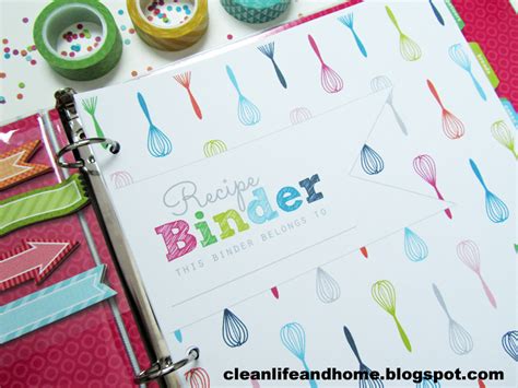 8 Best Images Of Recipe Binder Cover Printable Printable Recipe