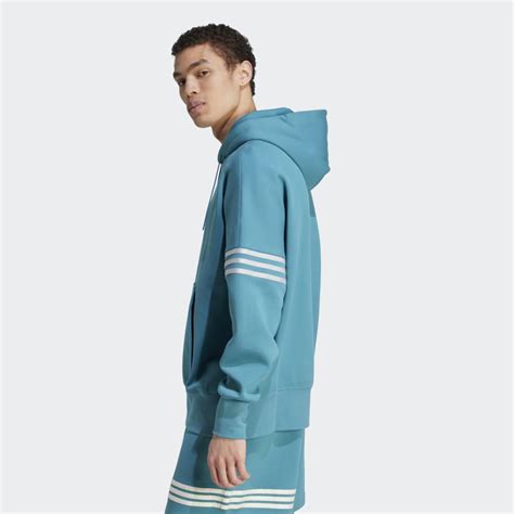 Adidas Adicolor Neuclassics Hoodie Turquoise Adidas Uae