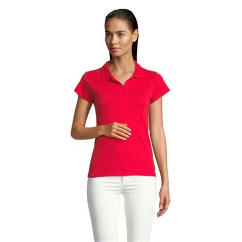 Sol S Polo Femme Prescott Women Rouge Xl Leroy Merlin