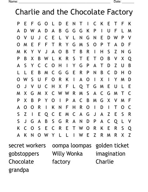 Charlie Brown Word Search