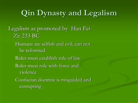 PPT Qin Dynasty China 221 BC 205 BC The First Real Empire PowerPoint