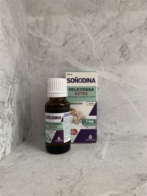 SOÑODINA MELATONINA GOTAS 1 MG 20 ML Farmacia Oxford