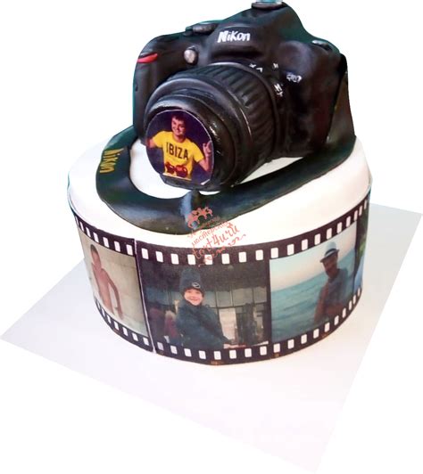 Торт фотоаппарат для фотографа на заказ - более 30 идей!