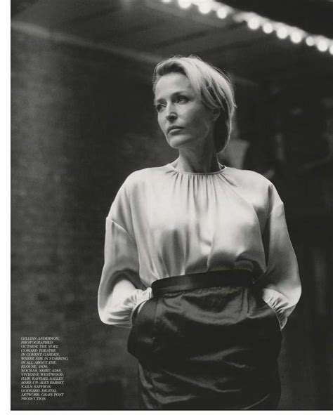 British Vogue article | Gillian anderson, Anderson, Actors