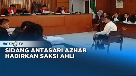 Sidang Antasari Azhar Kasus Nasruddin Zulkarnaen Hadirkan Saksi Ahli