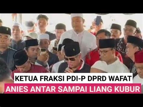 Masya Allahanies Baswedan Hadir Di Pemakaman Alm Gembong Warsono