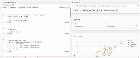 Using Dash In Jupyter And Workspaces Dash For Python Documentation