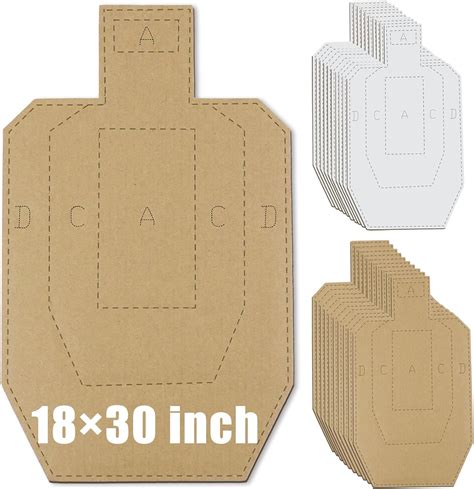 20 Sheets 30×18 Tactical Cardboard Targets Idpa Targets