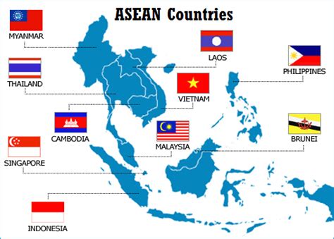 ASEAN Countries – Map - FinanceTwitter