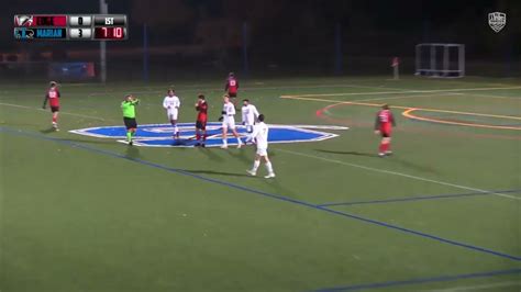 Marian Men S Soccer Earns Postseason Berth Against Edgewood Youtube