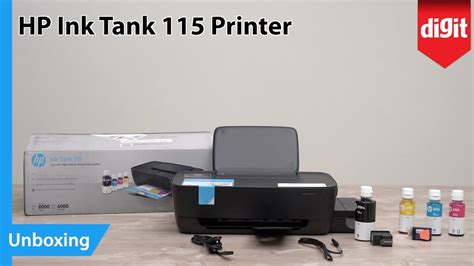 Hp Ink Tank 115 Printer Unboxing Youtube