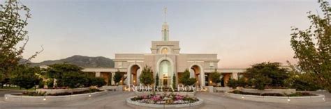 Mt Timpanogos Temple Evening Panoramic. Robert A. Boyd Fine Art and LDS ...