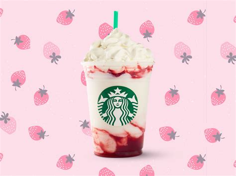 Faux Starbucks Strawberry Frappuccino Off