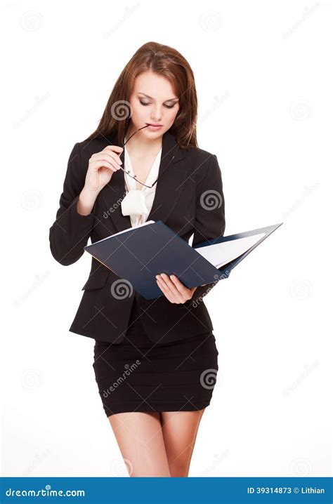 Cool Beautiful Young Businesswoman Stock Image Image Of Gorgeous