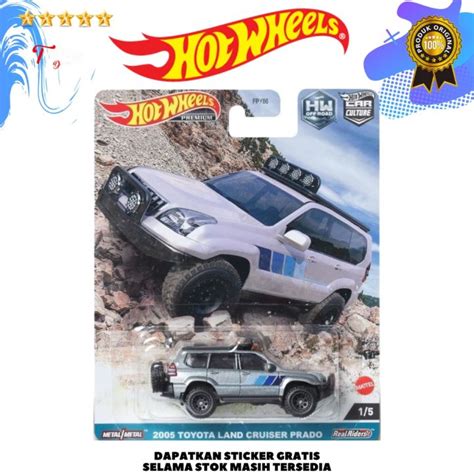 Hot Wheels Premium 2005 Toyota Land Cruiser Prado Silver HW Offroad Lazada Indonesia