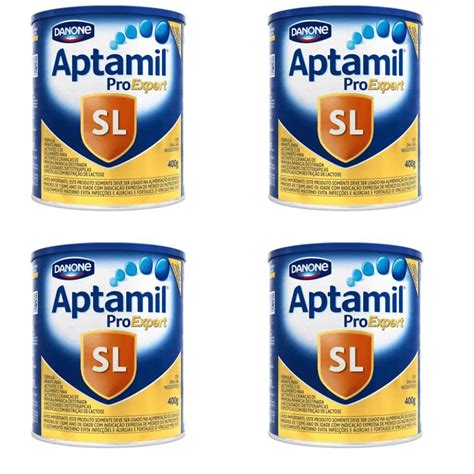 Kit 4 und Fórmula Infantil Aptamil ProExpert SL 800g Sem Lactose