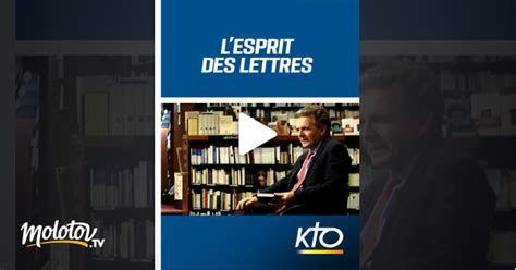 L Esprit Des Lettres En Streaming Replay Sur KTO