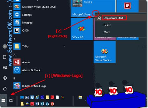 How To Remove Apps From Windows 10 Start Menu