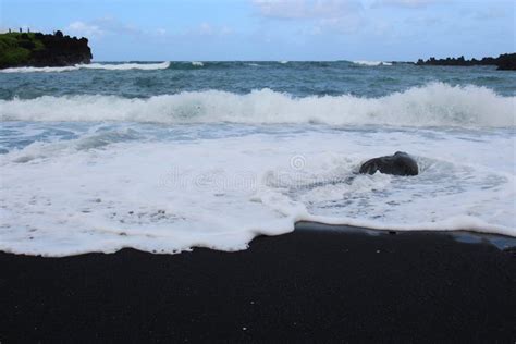 Olas Del Oc Ano Pac Fico Que Desembocan En La Orilla De Una Playa De