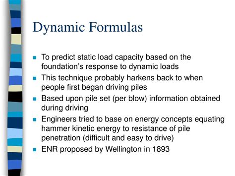 Ppt Pile Capacity Based On Dynamic Methods And Wave Equation Powerpoint