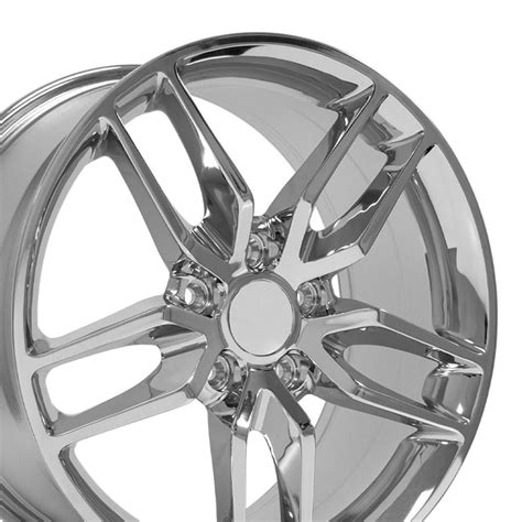 Corvette Wheel C7 Stingray Rim CV27B 18x8 5 Chrome Corvette Rim