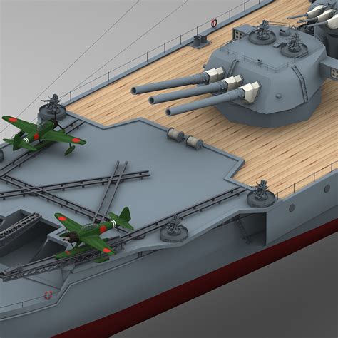 3d model ijn yamato