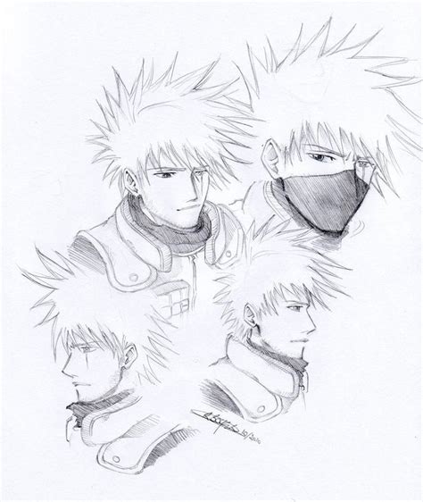 Kakashi Hatake 03 By Paper P On Deviantart In 2023 Sketches Of Love