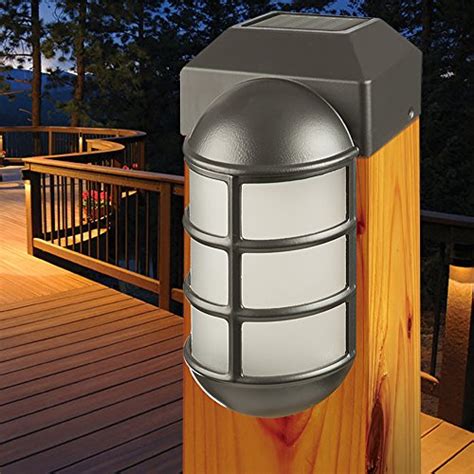 Sterno Home Paradise by Solar Cast LED Post Cap Light For 4x4 Posts ...