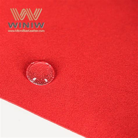 Abrasion Resistant Microfiber PU Suede Leatherette For Shoe Upper