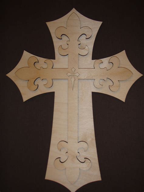 Unfinished Wood Layered Cross Stacked By Artisticcraftsupply