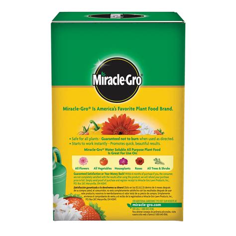 Buy Miracle Gro Water Soluble All Purpose Plant Food 1 5 Lbs Online